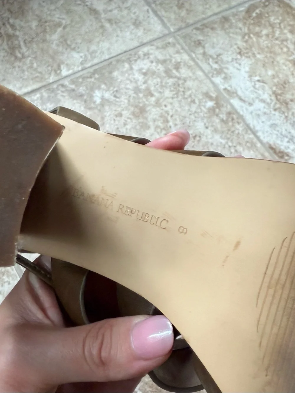 Banana Republic Leather Heels